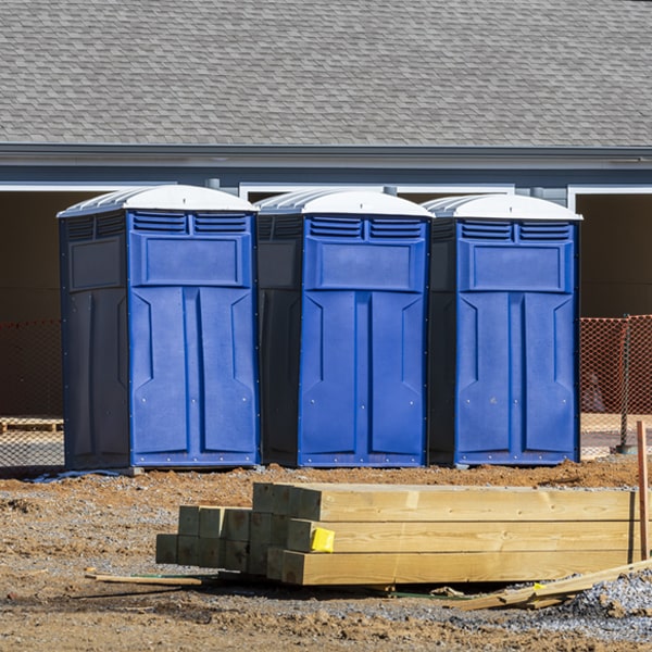 are there any restrictions on where i can place the porta potties during my rental period in Parnell MO